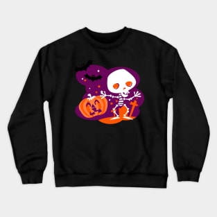 scary skeleton Crewneck Sweatshirt